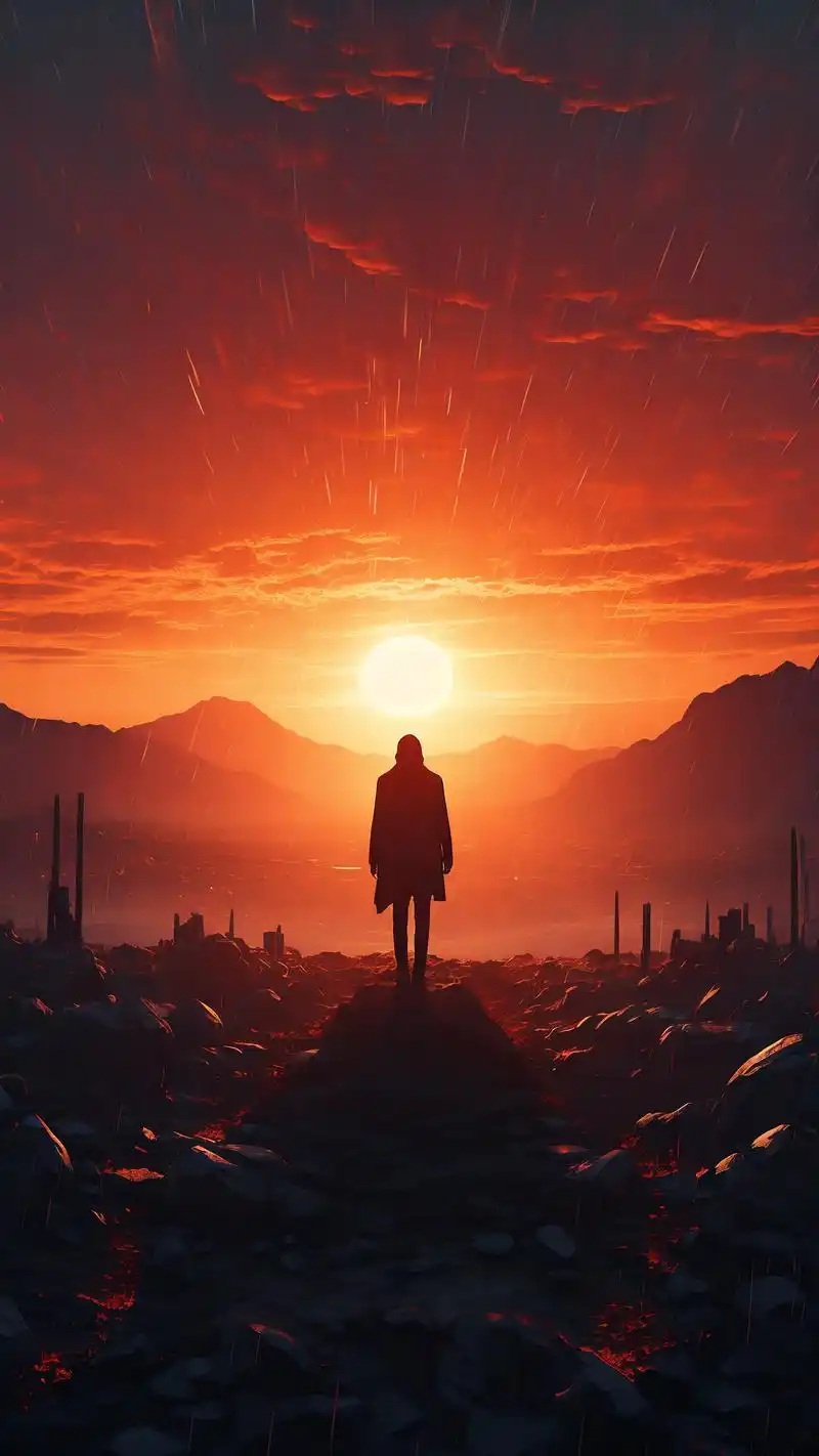 孤独伤心的背影图片92