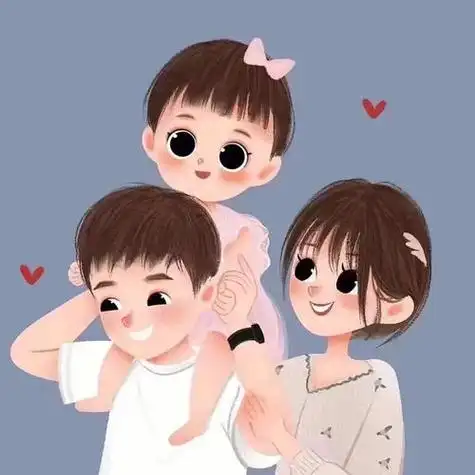 口之家三个儿子头像大全三个儿子一家头像图片可爱可爱简单猫头像头像