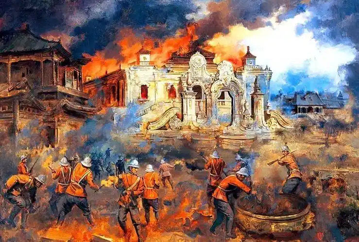 英国公布的圆明园被毁前照片,消失的"仙境"重现人间