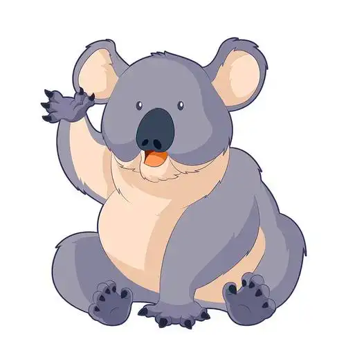 卡通,微笑,树袋熊,矢量,图像_高清图片_全景视觉