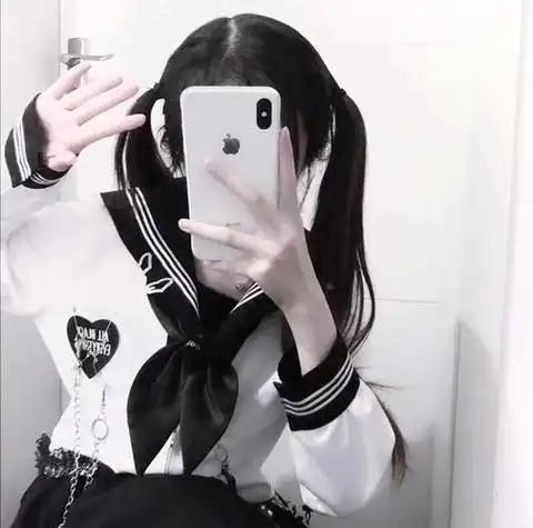 这么仙气的jk制服头像可爱女生头像