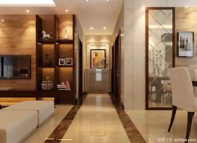 简约装修进门玄关过道设计_装修之家装修效果图