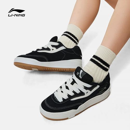 李宁滑板鞋男鞋gos2023新款女子舒适软弹低帮滑板运动鞋2000