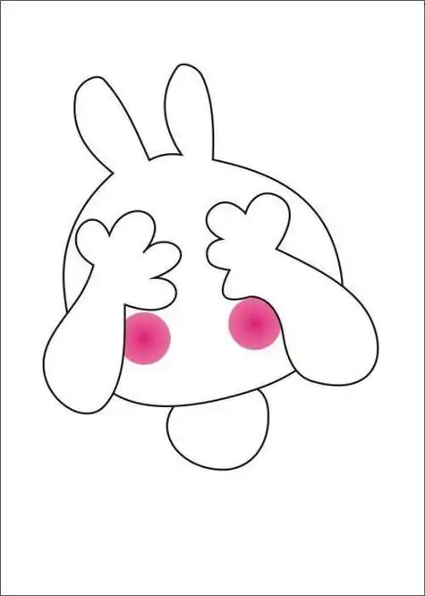 害羞表情包简笔画捂脸