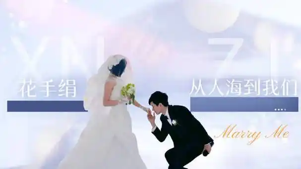 张杰谢娜丝婚照