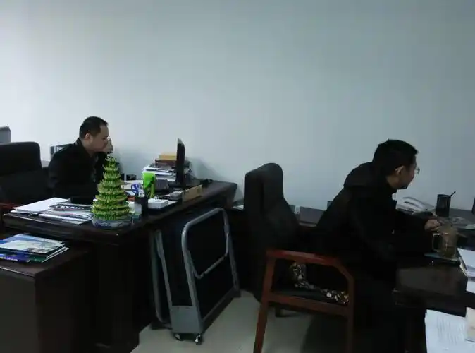 市招商局政务信息办公场所及工作人员照片