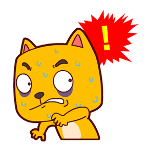 卡通gif猫咪gif感叹号gif流汗gif黑眼圈gif