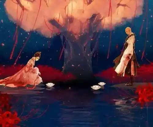 红衣进白衣出抖音最火壁纸_抖音古风一男一女红衣白衣高清原图大全