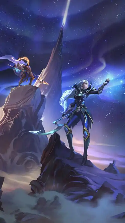 皎月女神&曙光女神壁纸分享 cr.手游官推