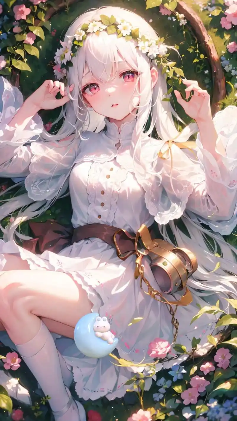 花仙子～#二次元 #动漫推荐 #动漫少女 #治愈系 #手机壁 - 抖音