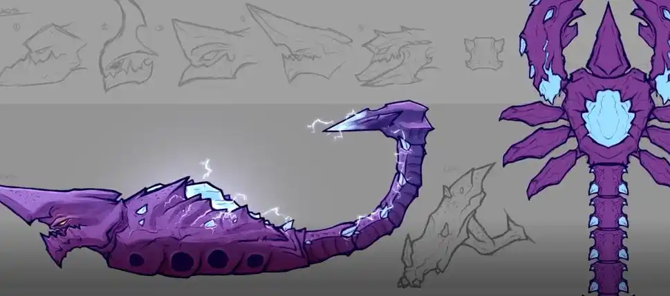 原画就在不久前拳头公布了这次重做英雄投票的结果,蝎子莱莱以35%的