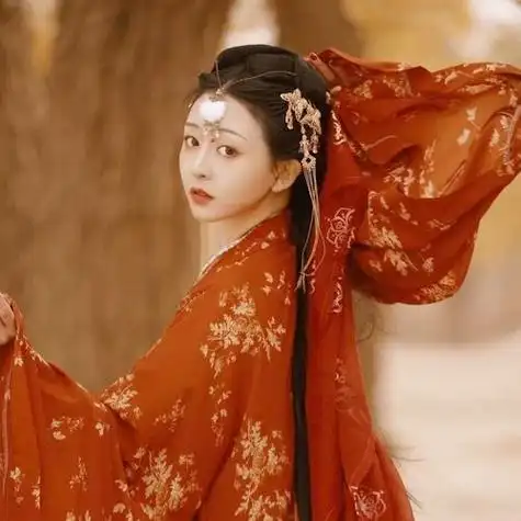 油伞难遮盛世美颜冷酷绝美古风红衣女子唯美头像图片