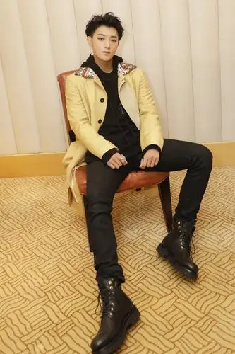 黄子韬帅气亮相2017时装之夜