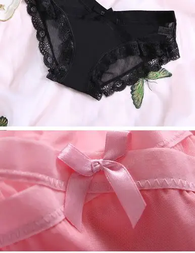 孕妇内裤女怀孕薄款透气孕后期产期通用低腰性感蕾丝大码拍照写真 7