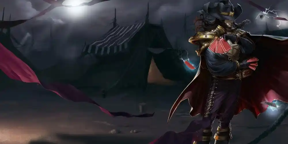 lol英雄联盟第十九期卡牌大师崔斯特4k原画壁纸