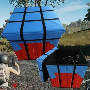 绝地吃鸡周边刺激战场抖音同款求生零食空投箱礼物盒收纳箱空投箱