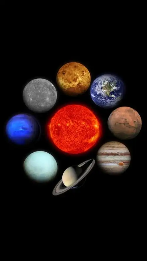 太阳系包括太阳,8个行星,205个卫星和至少50万个小行星,还有矮行星和