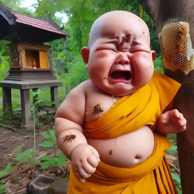 真可爱.#一禅小和尚语录 #妙语禅心 #小和尚 #光头宝宝萌 - 抖音