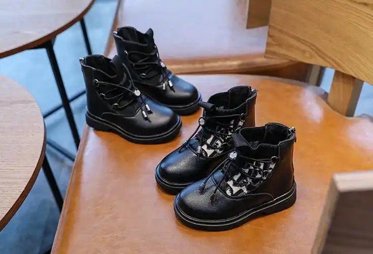 2021秋季新款超纤软底马丁靴时尚童靴舒适休闲鞋耐磨