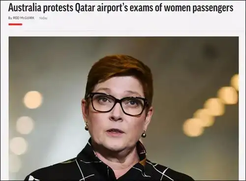 澳外交部长玛丽斯·佩恩在针对此事的讲话中措辞严厉:"该行为让人非常