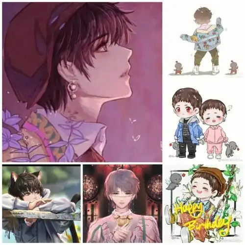 华晨宇  #宝藏男孩华晨宇  #萌探探探案华晨宇  #卡通头像  #动漫