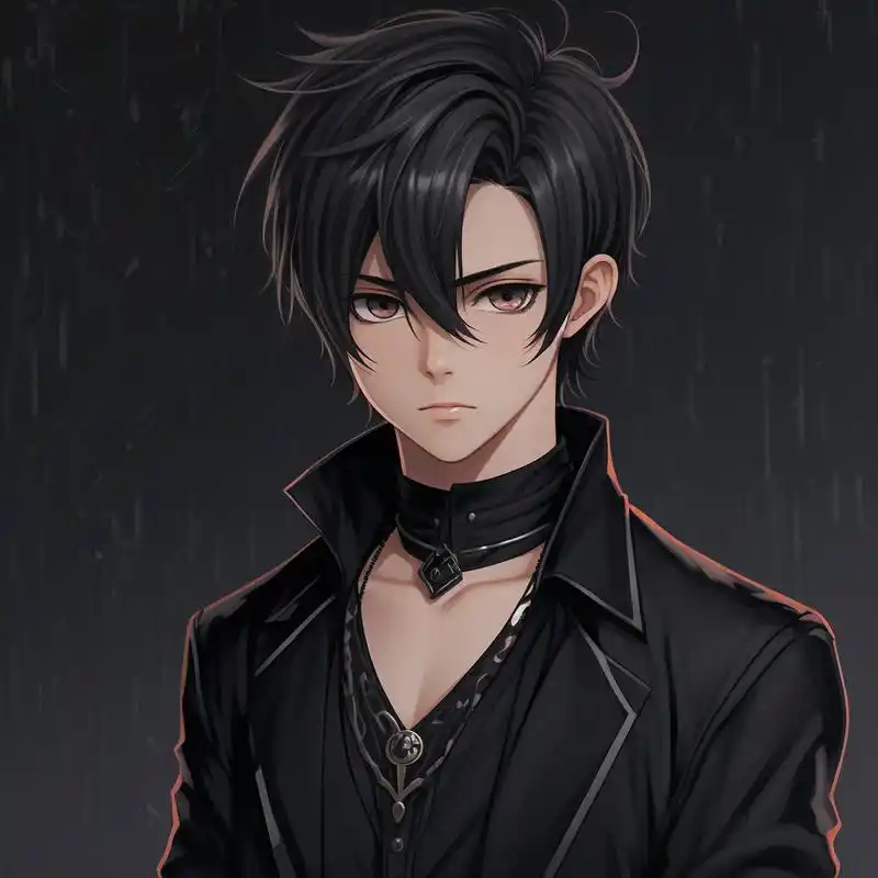9515黑暗风男生拔刀动漫头像90 探索黑暗风格的动漫世界,男生们