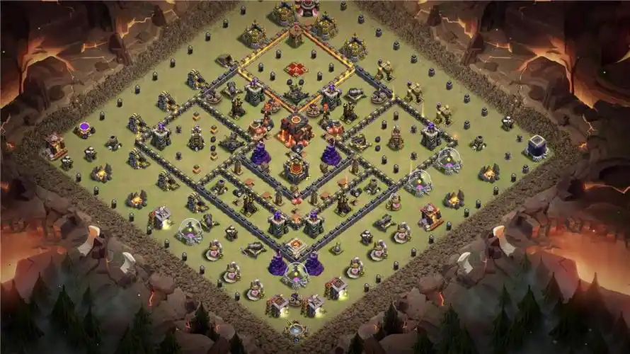 10本十本部落战阵,部落冲突阵型分享,10本十本部落战阵分享链接,10本