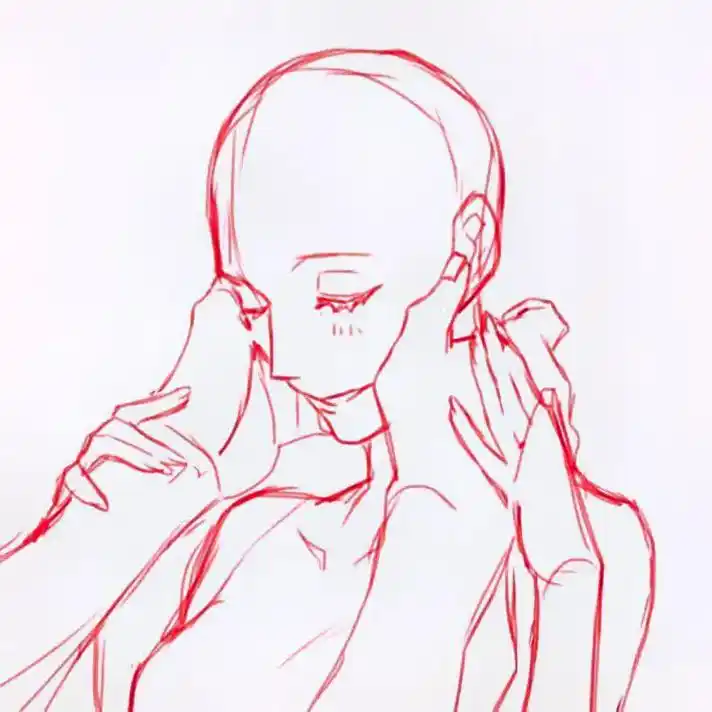 超甜的人体互动姿势#绘画 #画画 #漫画基础教程 #线稿 - 抖音