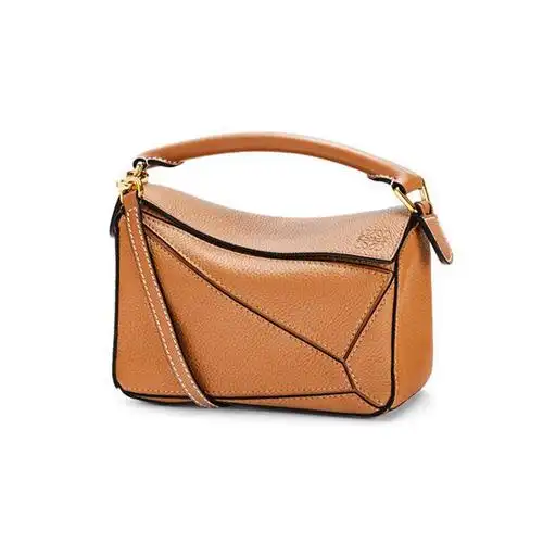 loewe罗意威女包puzzle迷你手提单肩几何包a510u95x27 橙色预售【图片