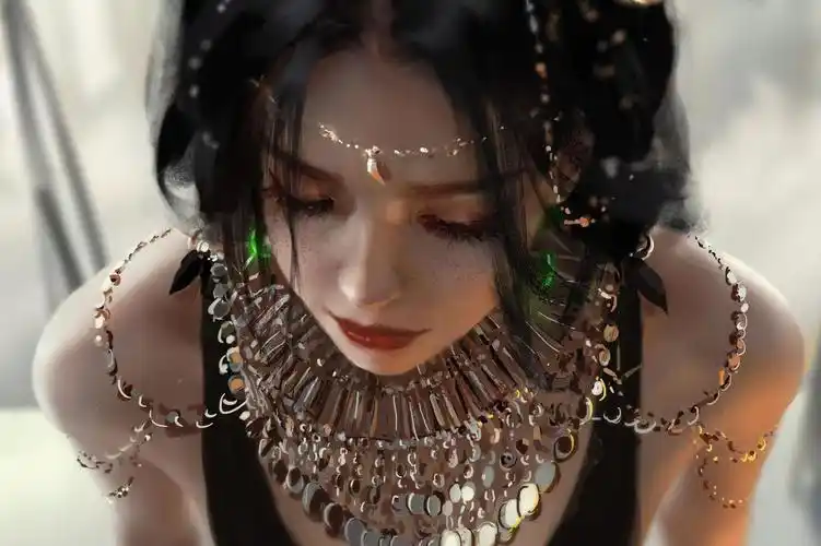 小女生背影 海岛动漫插画 4k壁纸(3840x2160) - 4k动漫高清壁纸