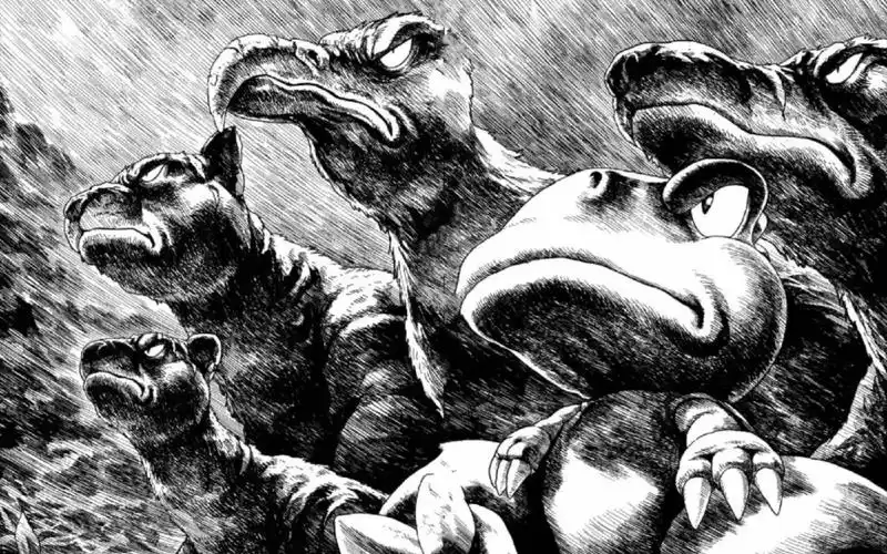 不用任何文字的超强画面表现力漫画——《小恐龙阿贡》