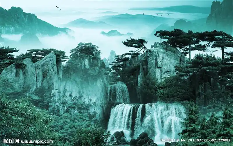 山水风景 山水画图片