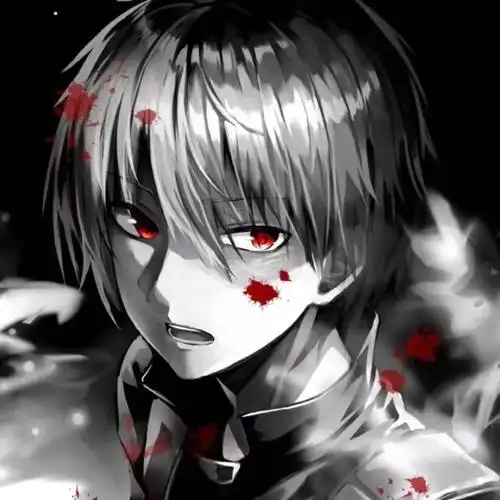 暗系头像红眼血色