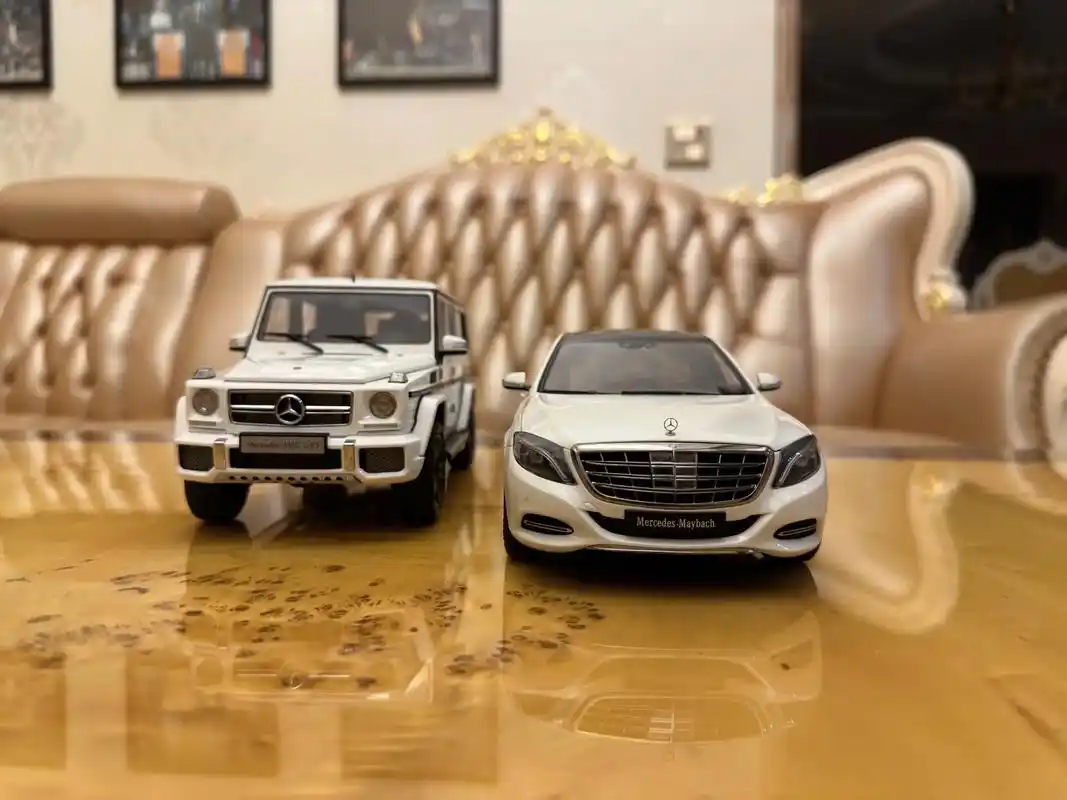 118车模奔驰迈巴赫s600来自autoart的迈巴赫s和amgg63