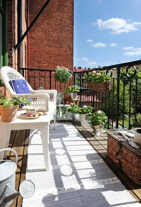 露天阳台装修效果图 梦想中的秘密花园