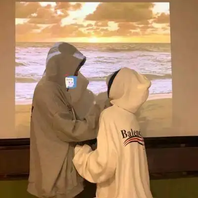 全网好看的情侣头像甜甜 唯美情头真人高清一对两张图片_情侣头像_美