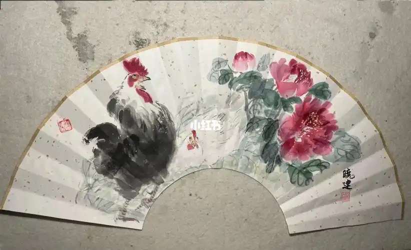 七时吉祥  #吉祥物  #画画  #畫畫  #书画收藏  #文玩折扇  #中国