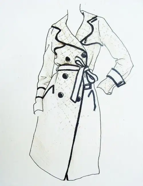 大衣风衣夹克设计