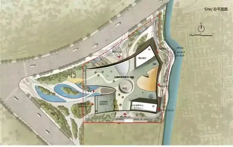 白马邻里中心总平面图