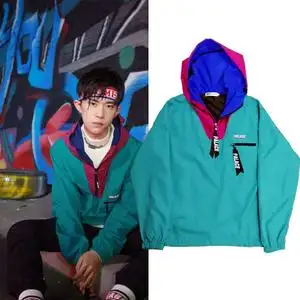 易烊千玺街舞同款衣服女冲锋衣情侣套头宽松上衣连帽卫衣潮2021年