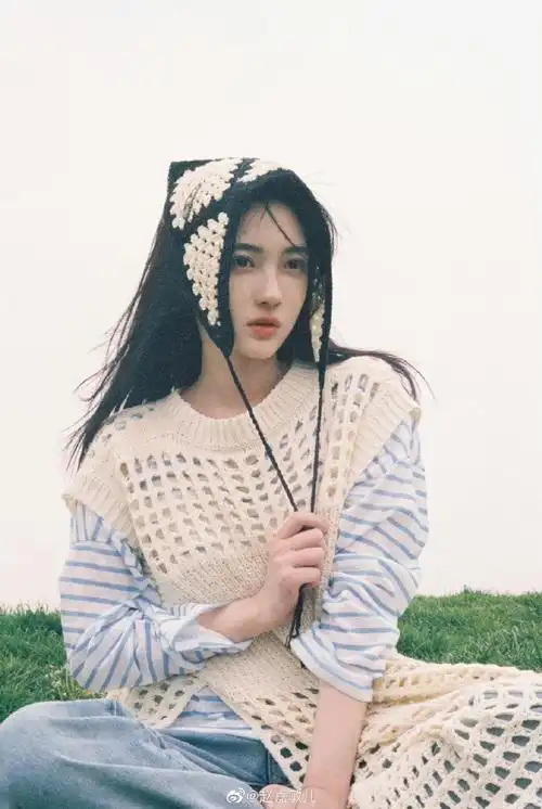 赵嘉敏田园风胶片写真