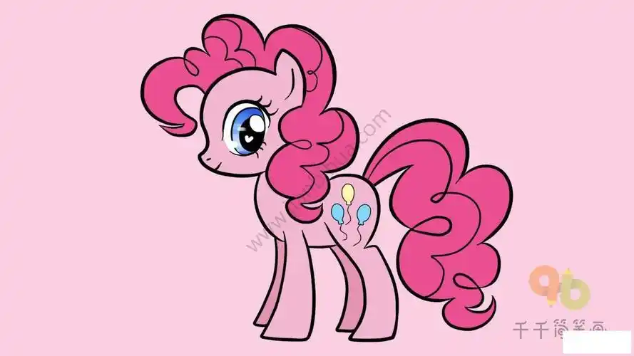 小马宝莉太阳公主彩色简笔画