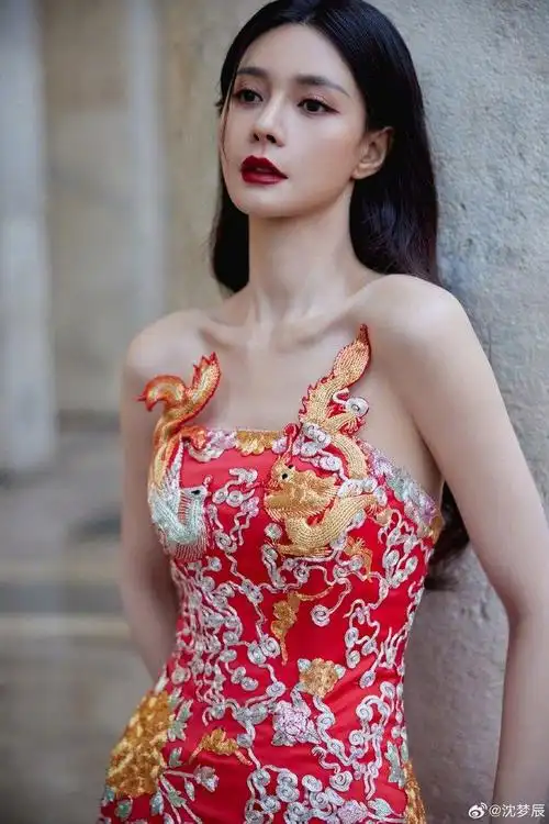 沈梦辰人生第一张模特定妆照梦儿中国风yyds