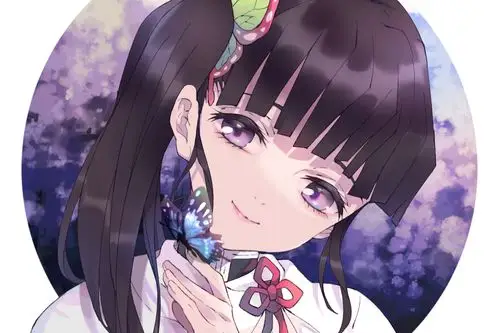 《鬼灭之刃》无口少女香奈乎,高清壁纸