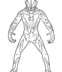 贝利亚奥特曼儿童卡通简笔画