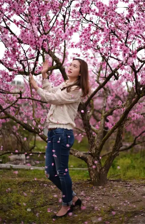 三月,是迷人的季节,桃花开了,花香飘满人间,鲜红的桃花美的可爱,美的