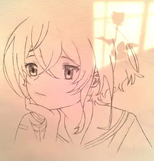 很忙不停的开会联调改bug所以今天特地早早起床更新一下临摹#绘画临摹