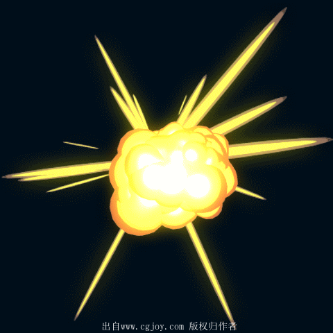 卡通爆炸.gif