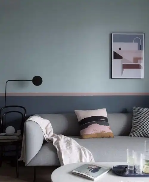 147㎡莫兰迪色时髦拼色墙高颜值演绎最in北欧风