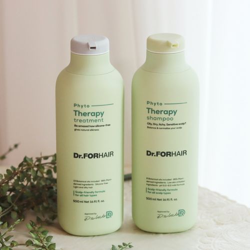 韩国敏感头皮护理发笙drforhair植萃弱酸洗发水护发素清爽蓬松孕